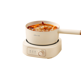 小熊（Bear）电煮锅家用分体式电火锅宿舍多功能蒸煮电炒锅泡面锅小型电锅