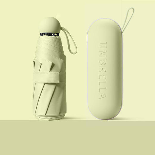 大量批发胶囊太阳伞女防晒防紫外线遮阳晴雨伞两用迷你五折叠超轻 商品图11