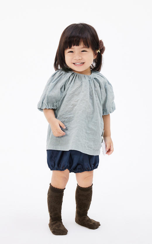 jnby  23年夏款  棉质复古文艺短袖TOP  YN4211220 商品图3