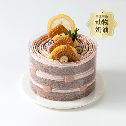 【巧克力控推荐】6英寸黑樱桃脆巧下午茶，细腻的黑樱桃酱+浓郁黑巧克力，清爽甘甜！（赣州yq） 商品图0