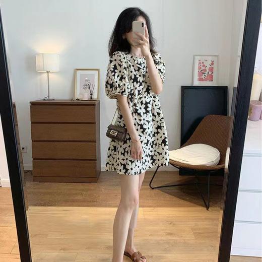 小个子女装可爱奶甜别致碎花娃娃裙子女夏天短款连衣裙子夏季薄款 商品图4