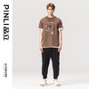 PINLI品立2023春季新款字母织带短袖T恤男士休闲体恤BG231111055 商品缩略图1