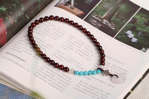 XYZT0093°乐安/平安扣印度小叶紫檀手串 商品图0