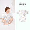 【秒杀】i-baby/英伦宝贝 春夏绢丝抑菌短袖系带连体衣/包屁衣 薄款春夏装 商品缩略图7