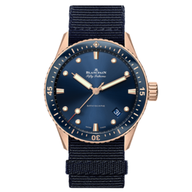 宝珀 Blancpain 五十噚系列自动机械男表 5000-36S40-NAOA