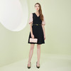 NF8X9斯尔丽瑟俪2023春夏新品撞色简洁大气通勤款下摆荷叶边连衣裙 商品缩略图3