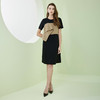 NF8A1斯尔丽瑟俪2023春夏新品时尚设计感撞色短袖连衣裙 商品缩略图3