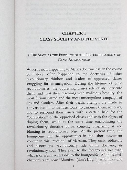 预售 【中商原版】国家与革命 英文原版 The State and Revolution 列宁 Lenin 商品图5