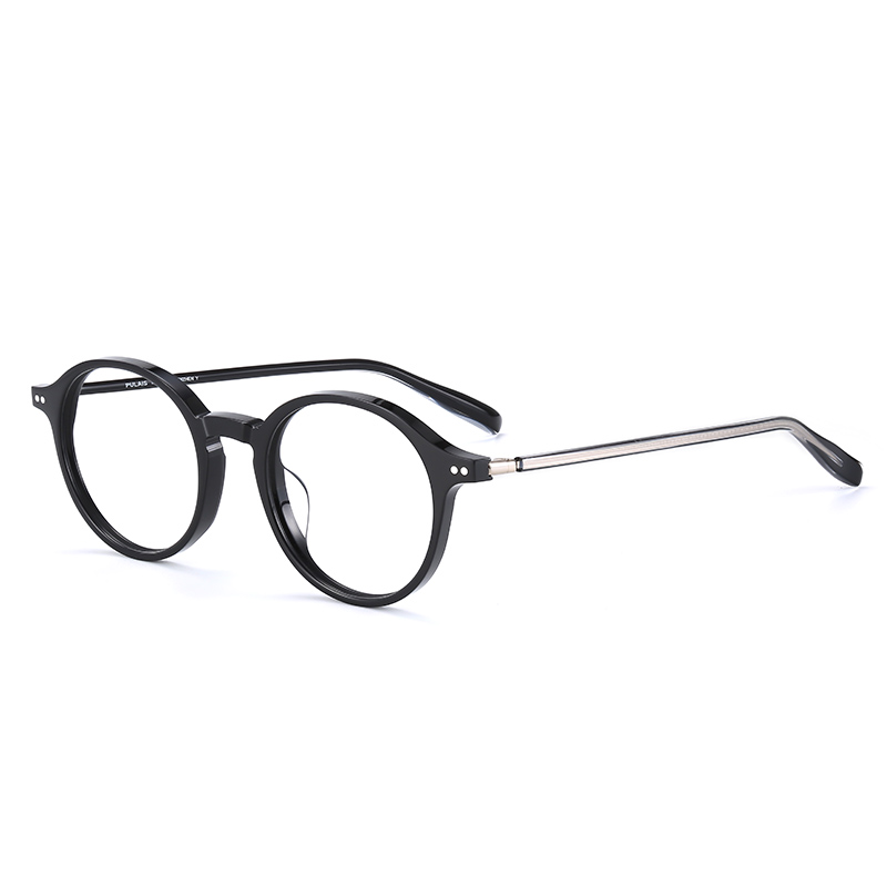 【特价秒杀款】普莱斯PB8048 复古圆框轻巧舒适板材 四色可选