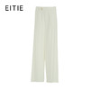 EITIE爱特爱夏季新款高腰阔腿裤通勤宽松百搭纯色裤7405105 商品缩略图4