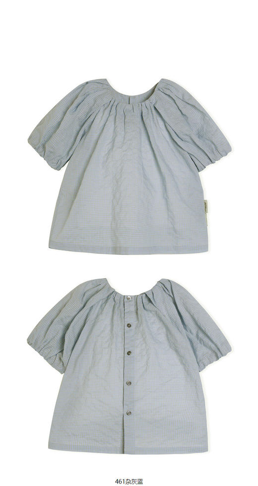 jnby  23年夏款  棉质复古文艺短袖TOP  YN4211220 商品图6