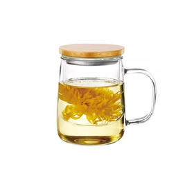 璃海匠心柔至玻璃杯耐高温三件套泡茶杯420ml