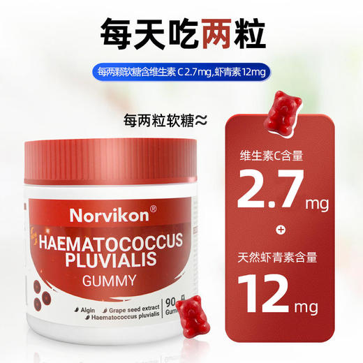 诺维肯Norvikon 虾青素软糖 商品图1