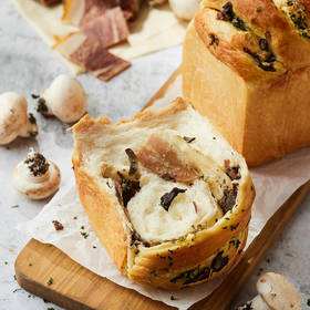 金华火腿菌菇吐司 Jinghua Ham & Mushroom Toast