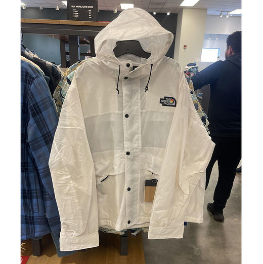 THE NORTH FACE/北面 男士彩虹标网面内衬抽绳连帽薄款冲锋衣 商品图0