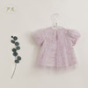 【马克珍妮 芦芙】夏装新款 女童泡泡袖网纱短袖衬衫230870 商品缩略图2