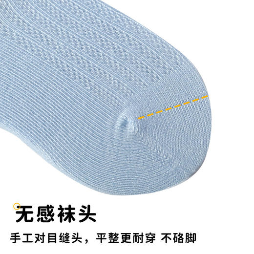 【三双组合装！宝宝防蚊袜】春夏季新品宝宝防蚊袜 网纱镂空长筒婴儿袜子 纯棉粉色女童新生袜子-QQ 商品图3