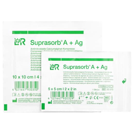 【敷料专区】LR 藻酸钙银纤维敷料 Suprasorb  A +Ag 10*10cm/片 商品图4