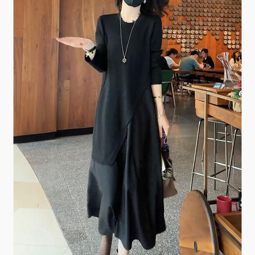 裁缝学苑AS22 假两件套装连衣裙纸样女装新款高端长裙子服装打板 商品图2