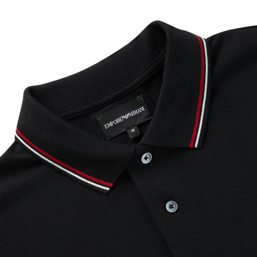 EMPORIO ARMANI 阿玛尼 EA 男士红鹰标修身时尚长袖POLO衫 8N1FB5 1JPTZ 商品图3