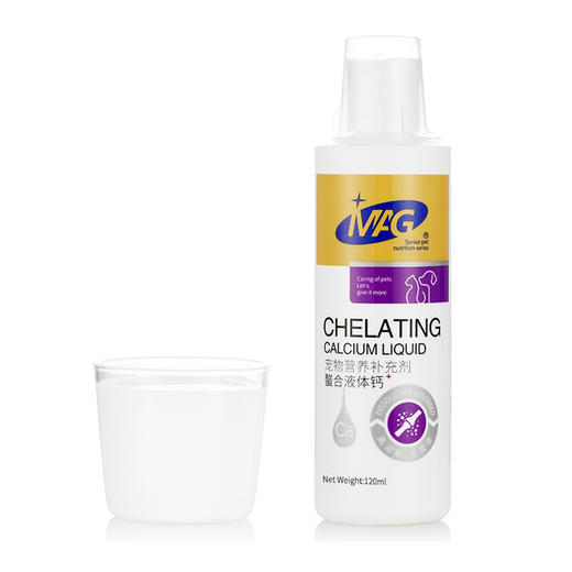 MAG螯合液体钙狗狗猫咪幼犬幼猫健骨补钙片 商品图3