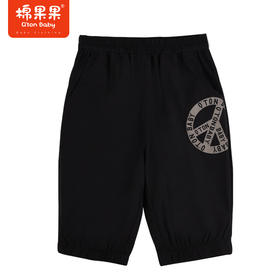 棉果果夏季新品男童男宝弹力梭织七分裤裤子M212201323274