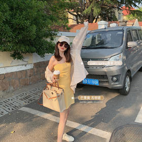 金蘑菇菇【coachella音乐节组】甜盐女孩 吊带裙