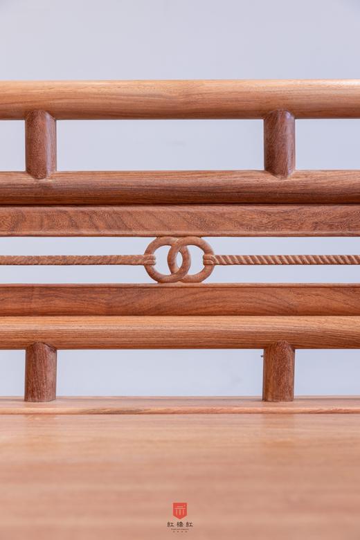 红桥红  家具严选  缅甸花梨（大果紫檀）【200 三围栏杆 小罗汉床 两件套】 商品图4