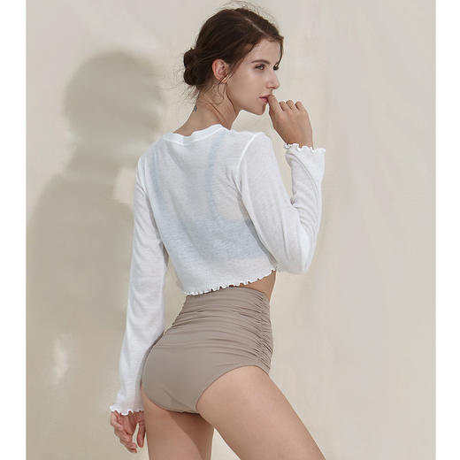 跃牌【洛水之神系列】运动长袖圆领罩衫瑜伽服HN97 商品图5