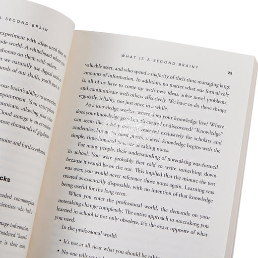 【中商原版】数位知识管理一哥 Tiago Forte 著作 打造第二大脑 + PARA 方法 英文原版 Building a Second Brain 蒂亚戈福特 商品图3