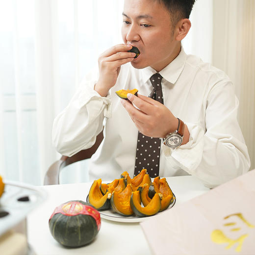 【斌哥优选】贝贝南瓜，好吃的要命。粉、糯、香、甜。记得带皮一起啃，最爱的粗粮，甘香，不粉包赔。 商品图3