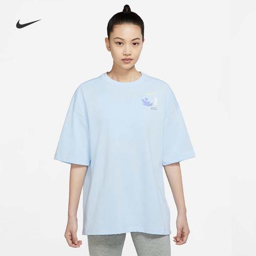 Nike/耐克女子宽松短袖针织衫新款手绘印花短袖T恤 DX6150 商品图5