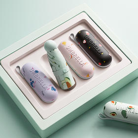 大量批发胶囊太阳伞女防晒防紫外线遮阳晴雨伞两用迷你五折叠超轻