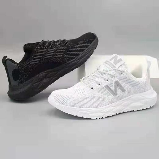 「黑白两色！男女同款」经典款四季情侣跑步鞋男鞋休闲运动女鞋N字鞋 商品图3