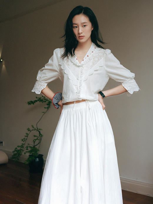 Even Vintage | 花苞裙 仿棉轻盈灵动半身裙长款蓬蓬气球长裙夏 商品图3