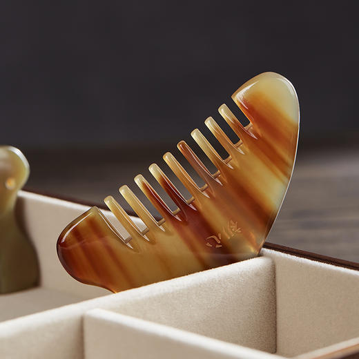 初心| 牛角按摩刮痧梳经络梳 商品图2