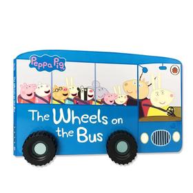 带车轮玩具书Peppa Pig the Wheels on the Bus粉红猪小妹 公车上的轮子