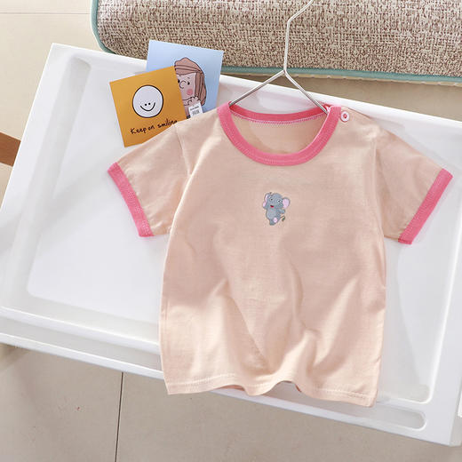 【买1送1 捡漏29.9/2件】儿童短袖纯棉透气A类质检80-140码男童女童印花可爱 商品图8