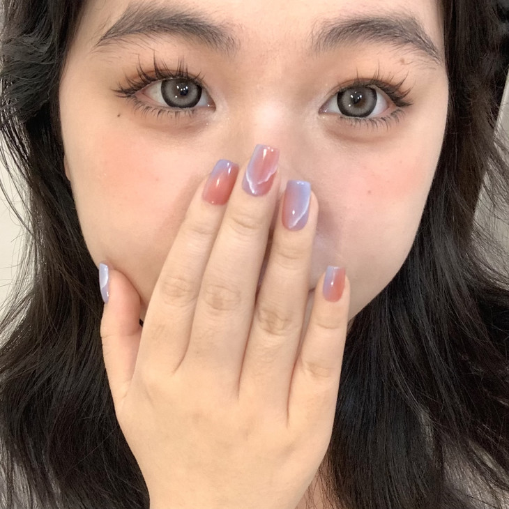 Hanawink美瞳 年抛隐形眼镜 雪绒兔14.5mm 1副/2片 左右可不同度数-VVCON美瞳网19