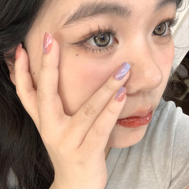 Hanawink美瞳 年抛隐形眼镜 泪光熊14.5mm 1副/2片 左右可不同度数-VVCON美瞳商城25