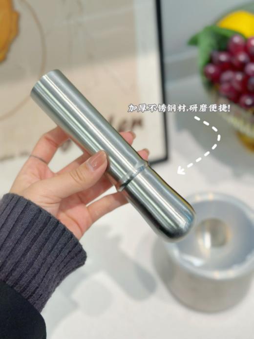 【出日本原单不锈钢捣碎器A3260】食品级304不锈钢捣蒜器，保证食材的原滋原味！食品级别304不锈钢材质！安全放心！ 商品图3