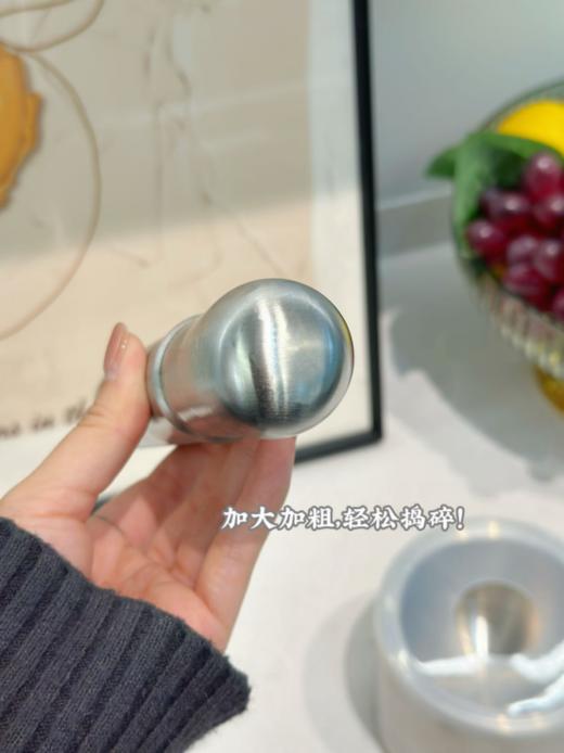 【出日本原单不锈钢捣碎器A3260】食品级304不锈钢捣蒜器，保证食材的原滋原味！食品级别304不锈钢材质！安全放心！ 商品图4