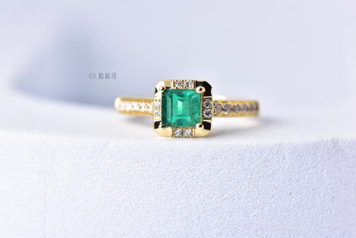 【简爱】镶钻祖母绿戒     CB12302087 商品图2