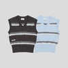 GOODBAI GOODEES 复古条纹针织背心 商品缩略图1