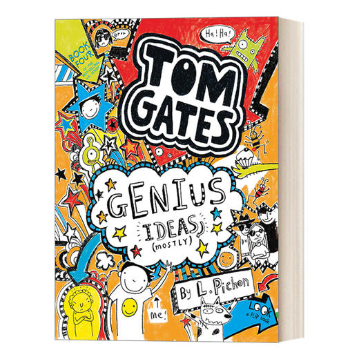 英文原版 Tom Gates Genius Ideas Mostly 涂鸦小天才汤姆盖茨4 小学生英语课外读物 儿童桥梁章节书 英文版 进口英语原版书籍 商品图0