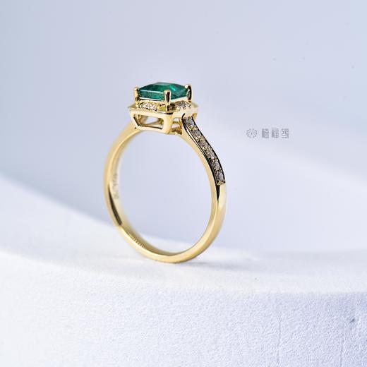 【简爱】镶钻祖母绿戒     CB12302087 商品图0