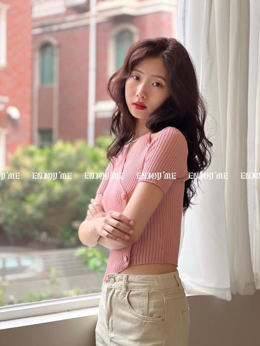 【门店同款】夏季挂脖侧排扣针织衫 150627028 商品图2