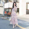 新款田园风碎花连衣裙，小众设计感修身显瘦气质仙女裙HR-WQ23269 商品缩略图1