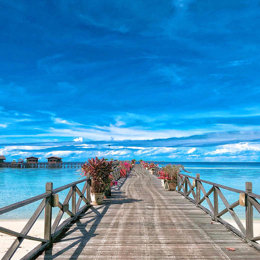 恋海假期邦邦岛龙珠度假村水屋仙本那住宿马达京卡帕莱水上屋预订 商品图4