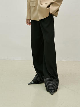 Viktoria Chan | SS23078 Ronja flowy trousers [长裤 黑 ]